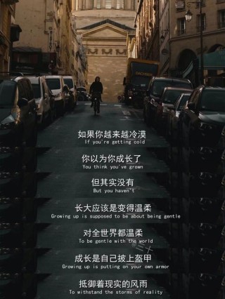 经典双语影视台词，总有一句惊艳到你
