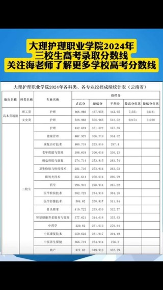 2026广东考多少分能上大理大学（附2022-2025录取分数线）