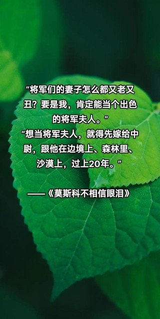 我母亲的名言“莫斯科不相信眼泪”