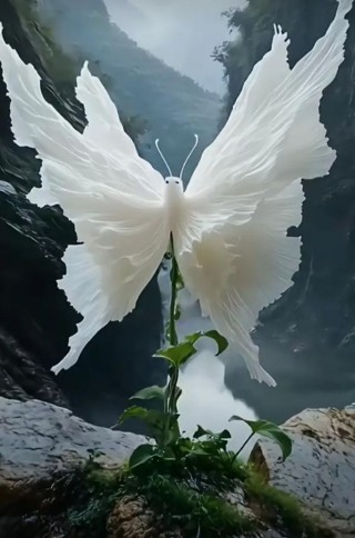 若隐若现的花
