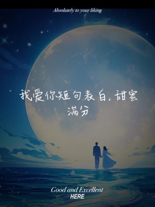 恋爱的情话句子，浪漫至极，表白必备