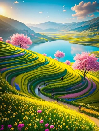 让每一颗心灵，朝着春天的方向眺望……