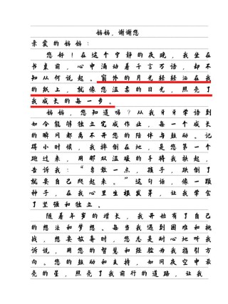 母亲的情书