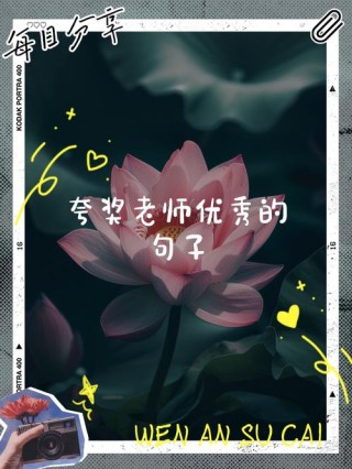夸老师优秀又负责的话，赞誉卓越教师，优秀且尽职的引路人