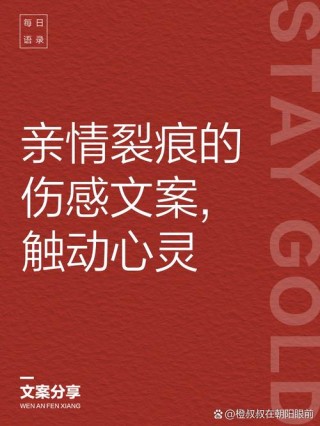 亲情文案——我用一生跟你告别，你却在用一生跟我说路上小心