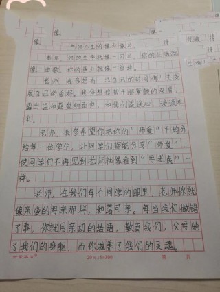 给高中老师的一封信作文450字
