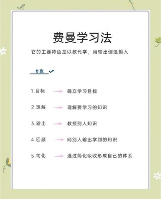 费曼学习法