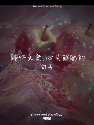 让你真正瞬间释怀句子。