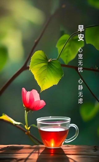 人胖人瘦，健康就好；钱多钱少，温饱就好，早安