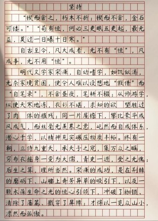 成功需要一种笨笨的坚持?励志文章