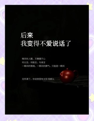 越来越不想说话，因为无话可说。 不想评论任何事情，...
