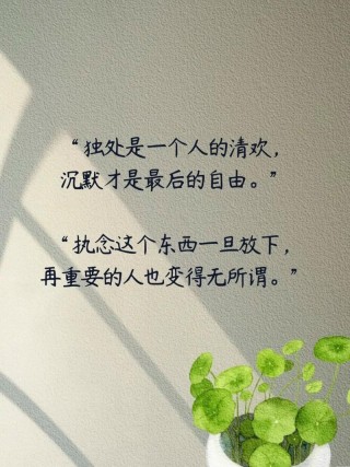 一个人的伤感句子，唯美说说