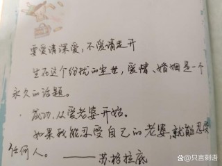 经典幸福感悟的句子：深情不及久伴，厚爱无需多言