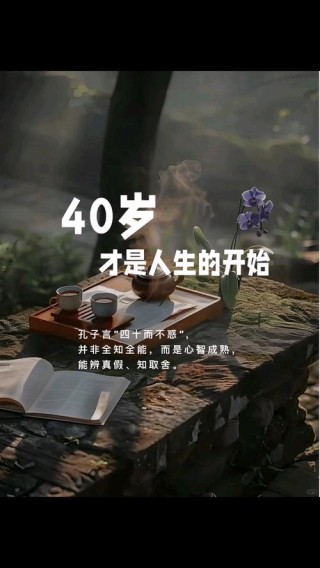 男人四十励志语录