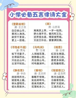 一首耳熟能详的五言小诗，短短20字，通俗易懂，却饱含深意且经典