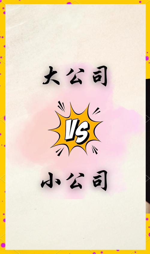 大公司小公司,怎么选? 第1张 大公司小公司,怎么选? 第1张