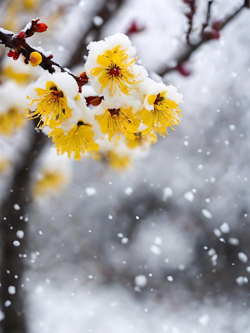风雪中绽放的花朵 第1张 风雪中绽放的花朵 第1张
