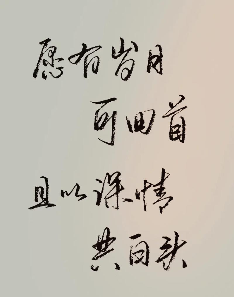 背对时光，念尔依然  第1张