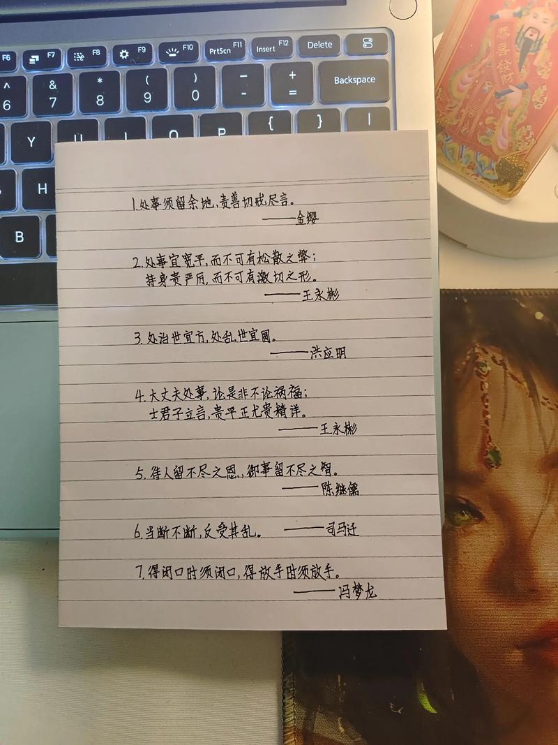 适合抄在摘抄本上的句子，摘录佳句，心之所向，素履以往。  第1张