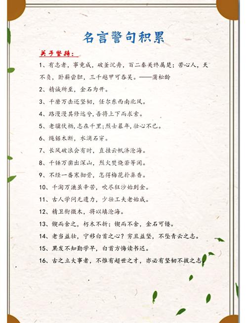 励志的名言名句，励志名言名句，勇往直前，追求梦想！  第1张