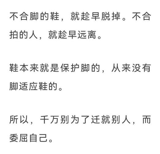 人生路上，鞋要合脚，人要合拍（经典）  第1张