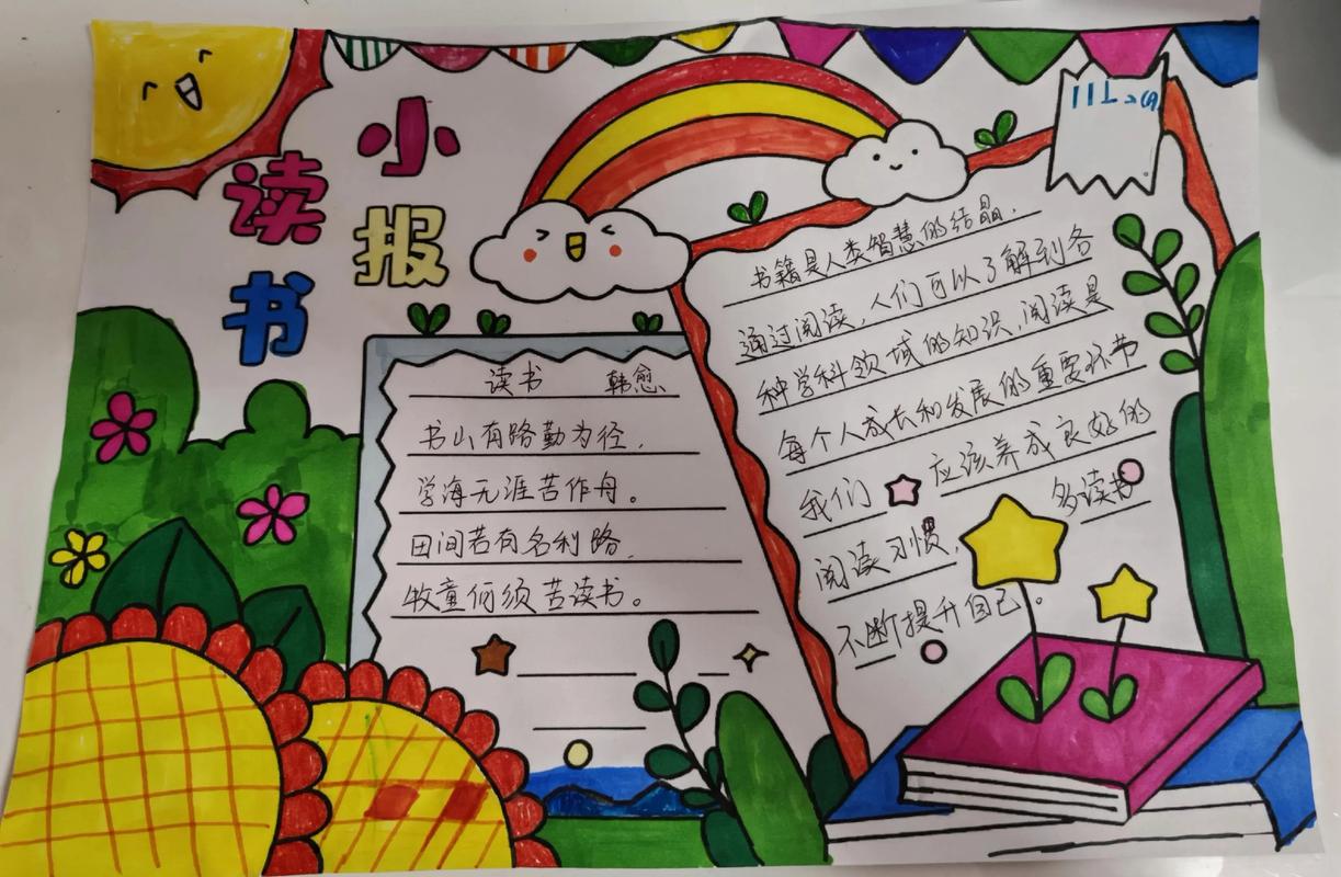 读书手抄报简单又漂亮,简单又漂亮的读书手抄报制作指南 第1张 读书手抄报简单又漂亮,简单又漂亮的读书手抄报制作指南 第1张