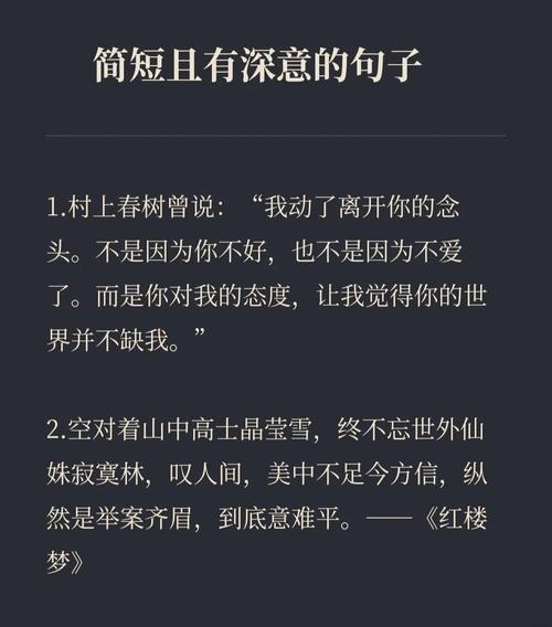 精辟句子有深度,精辟句子中的深度洞见 第1张 精辟句子有深度,精辟句子中的深度洞见 第1张
