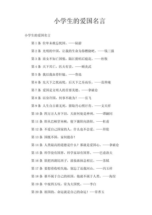 热爱祖国的名言，热爱祖国，心怀崇高信念——名言精选  第1张