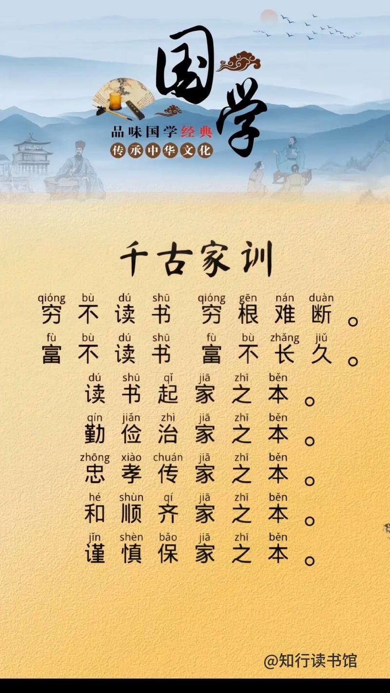 中国古代20大家规家训,持家、旺家、传家(收藏) 第1张 中国古代20大家规家训,持家、旺家、传家(收藏) 第1张