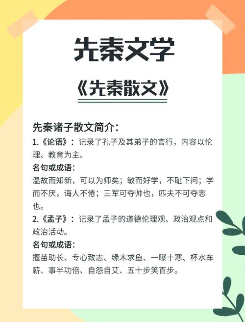 先秦诸子散文常识 第1张 先秦诸子散文常识 第1张