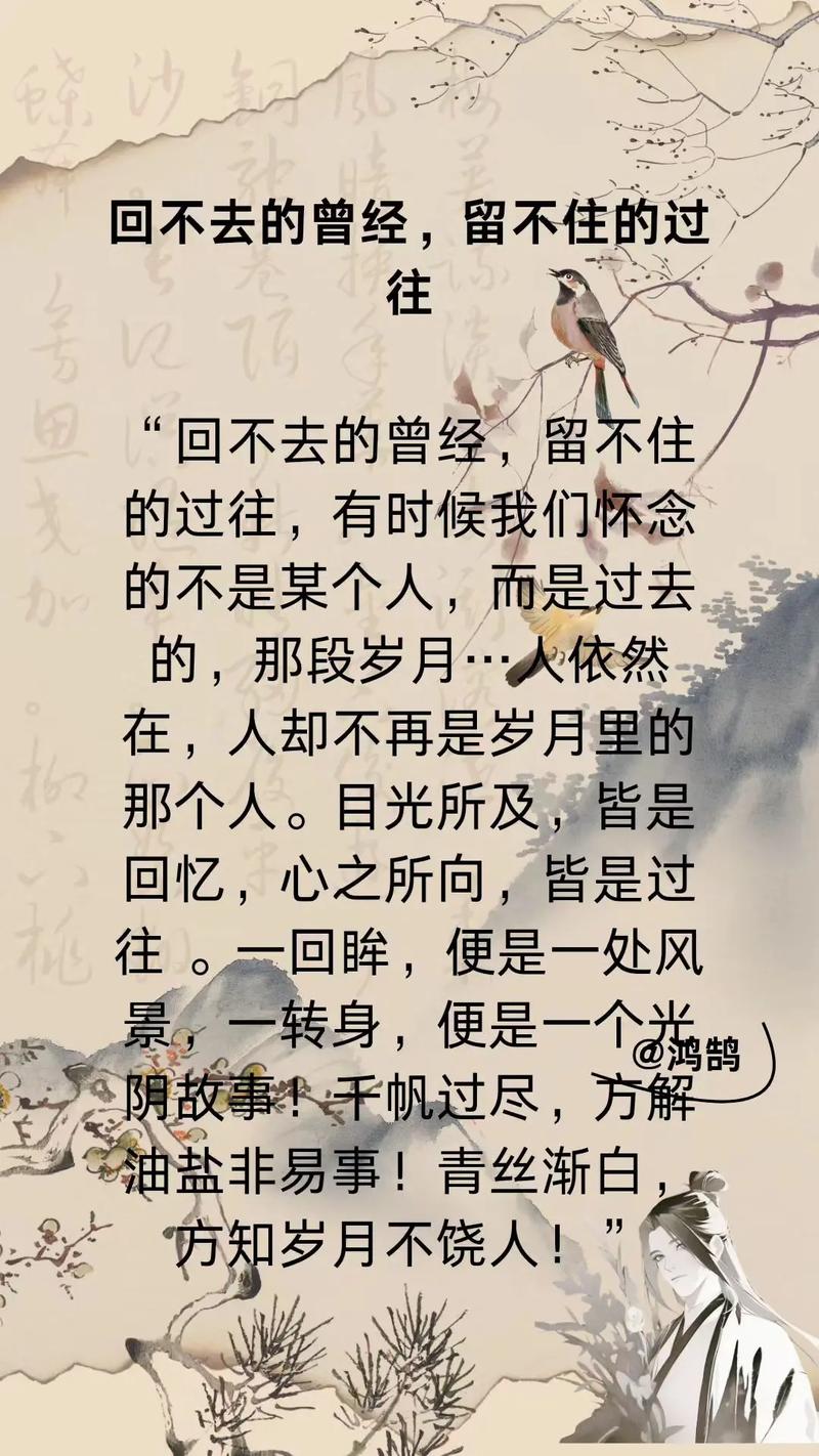 怀念过往唯美的句子，句句经典，你喜欢哪几句呢？  第1张