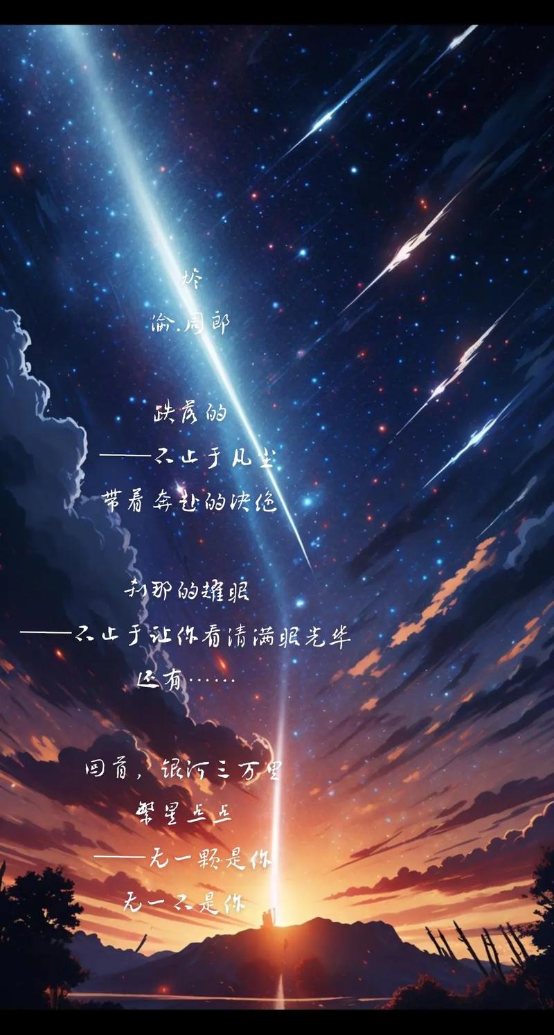 星空意境的唯美文案 第1张 星空意境的唯美文案 第1张