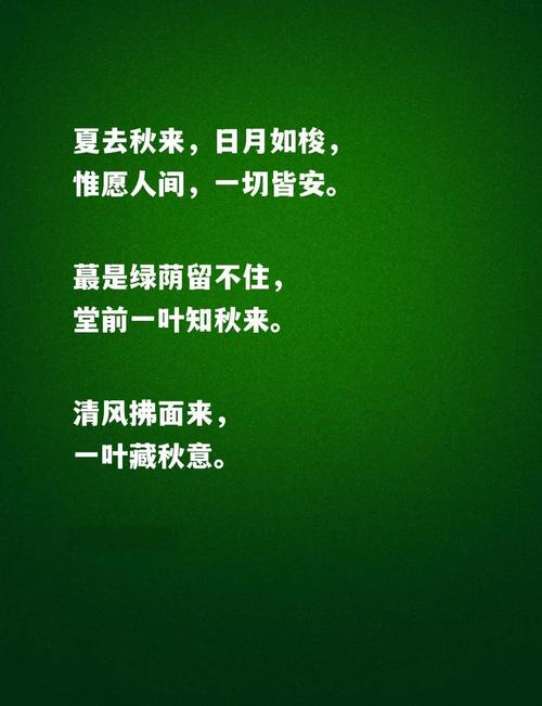 适逢秋意,相思起兮,愿时光待你温柔,一切皆安 第1张 适逢秋意,相思起兮,愿时光待你温柔,一切皆安 第1张