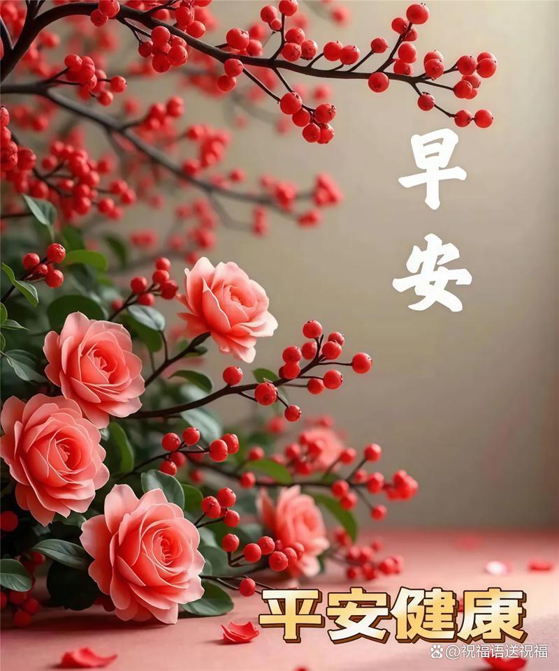 收拾心情，今天除了开心只能快乐，还有健康和平安，早安  第1张