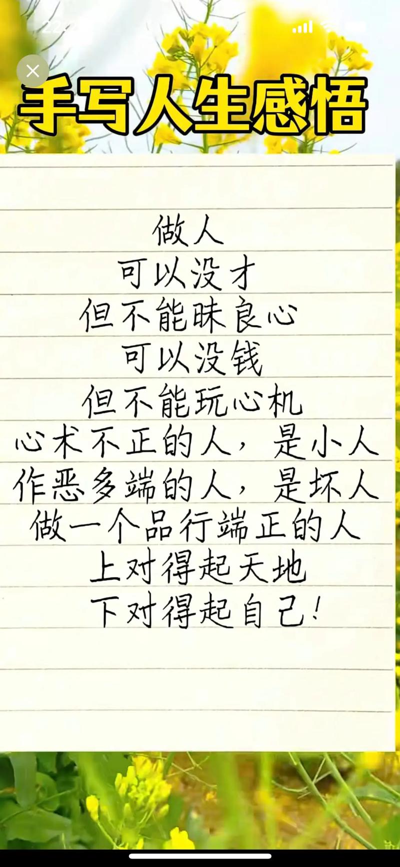 人品善良,自律努力,会带给你想要的人生 第1张 人品善良,自律努力,会带给你想要的人生 第1张