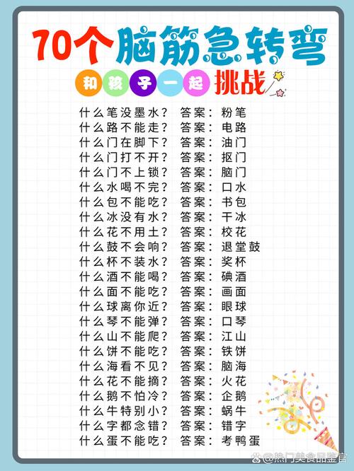 脑筋急转弯大全及答案(第一期) 第1张 脑筋急转弯大全及答案(第一期) 第1张