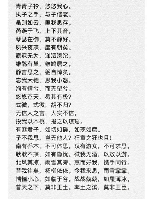 《诗经》唯美十句：爱情和人生，句句动人  第1张