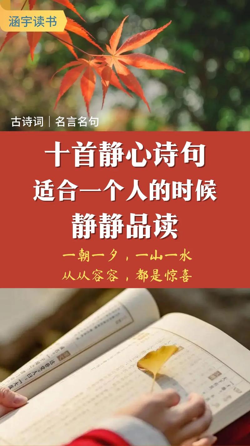 30句最清静的古诗词,恬淡空远,超然静心,值得摘抄收藏! 第1张 30句最清静的古诗词,恬淡空远,超然静心,值得摘抄收藏! 第1张