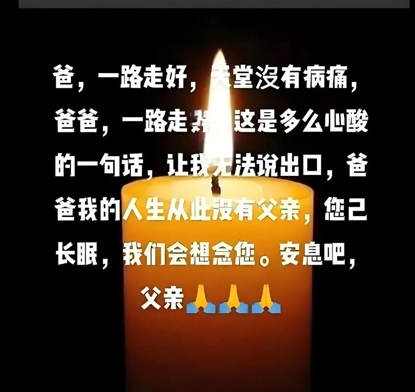 老爸你走了,请带着我们的祝福安息 第1张 老爸你走了,请带着我们的祝福安息 第1张
