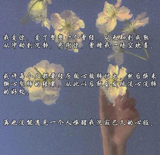 个性爱情语录,每一句都透着淡淡的忧伤 第1张 个性爱情语录,每一句都透着淡淡的忧伤 第1张