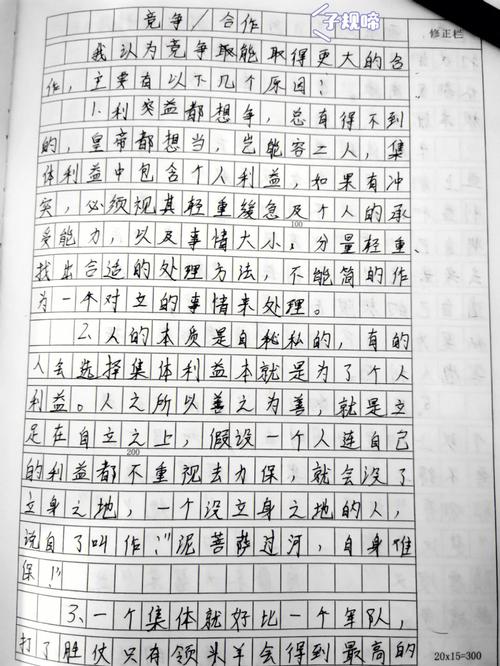 初中生优秀作文:竞争 第1张 初中生优秀作文:竞争 第1张