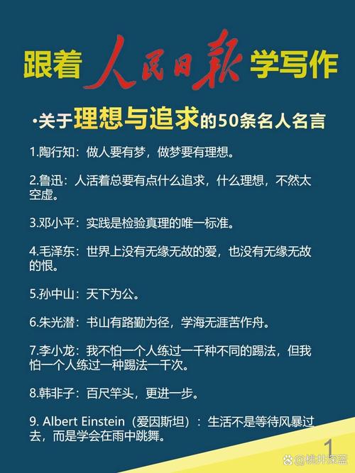名人名句，志向句  第1张