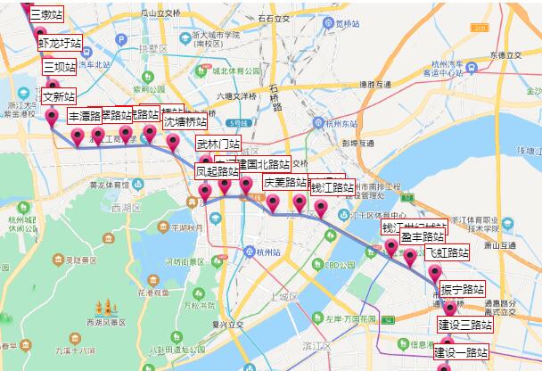 杭州永旺超市2号地铁到哪站(杭州地铁2号途径那几个站) 第1张 杭州永旺超市2号地铁到哪站(杭州地铁2号途径那几个站) 第1张