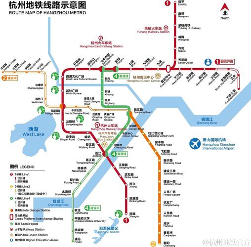 杭州市中心哪个地铁站(杭州地铁一号线途径哪几站) 第1张 杭州市中心哪个地铁站(杭州地铁一号线途径哪几站) 第1张