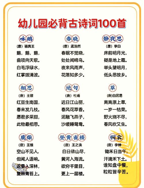 幼儿五言古诗，宝爸宝妈可收藏  第1张