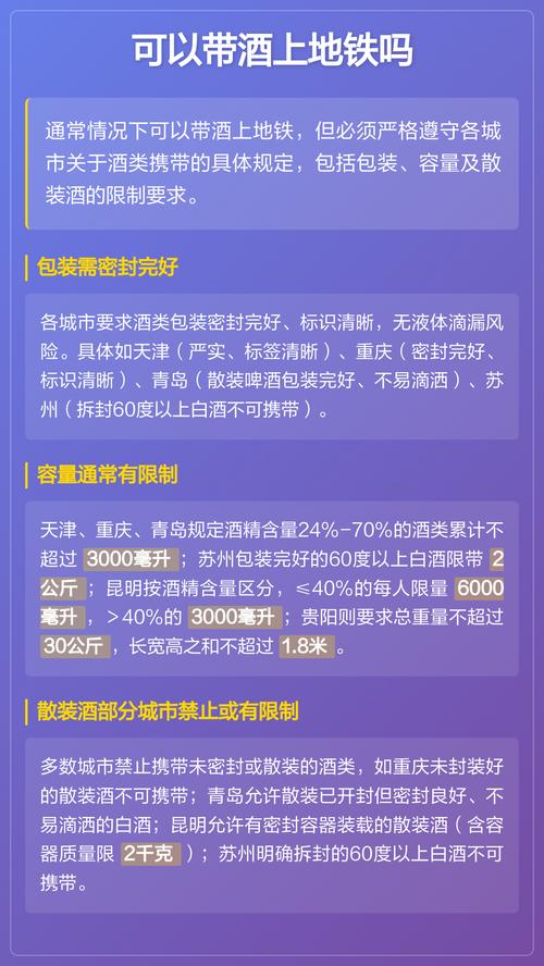 乘地铁可以带几瓶酒  第1张