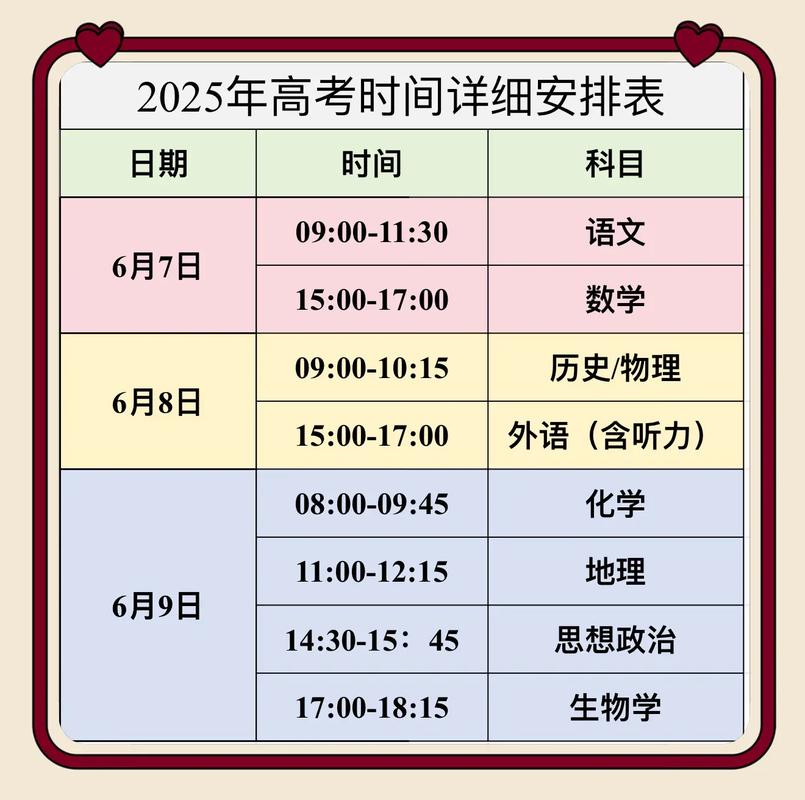 青海2026年高考时间确定(含各科目考试时间安排) 第1张 青海2026年高考时间确定(含各科目考试时间安排) 第1张