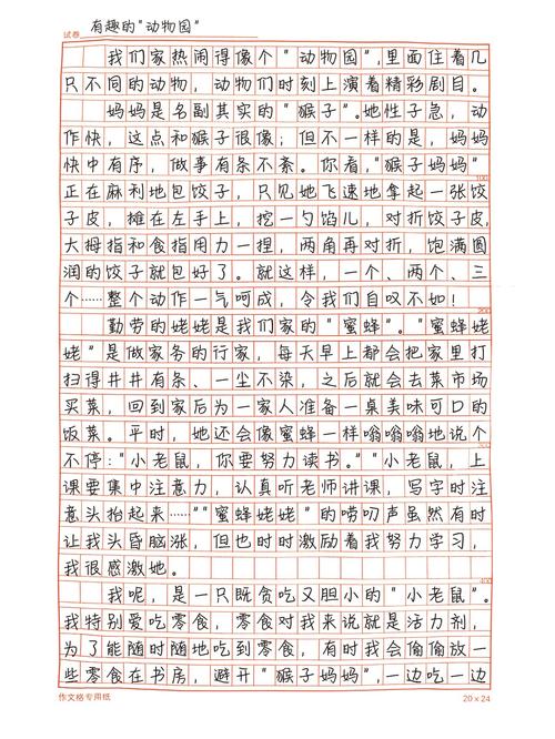 学生习作|小小“动物园” 第1张 学生习作|小小“动物园” 第1张