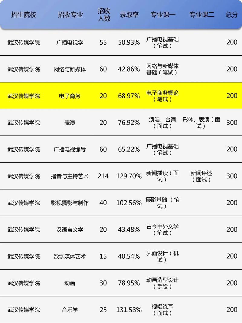 武汉传媒学院2025专科招生简章:计划招生人数、专业目录及学费 第1张 武汉传媒学院2025专科招生简章:计划招生人数、专业目录及学费 第1张