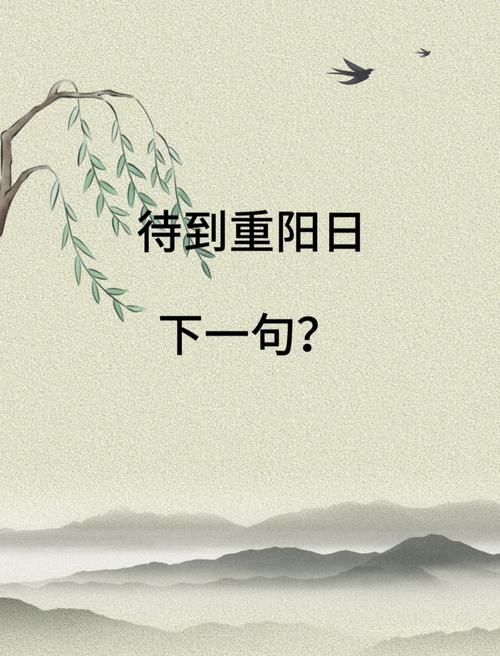 人到齐后度重阳 （打一字）  第1张
